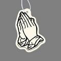 Paper Air Freshener Tag W/ Tab - Praying Hands